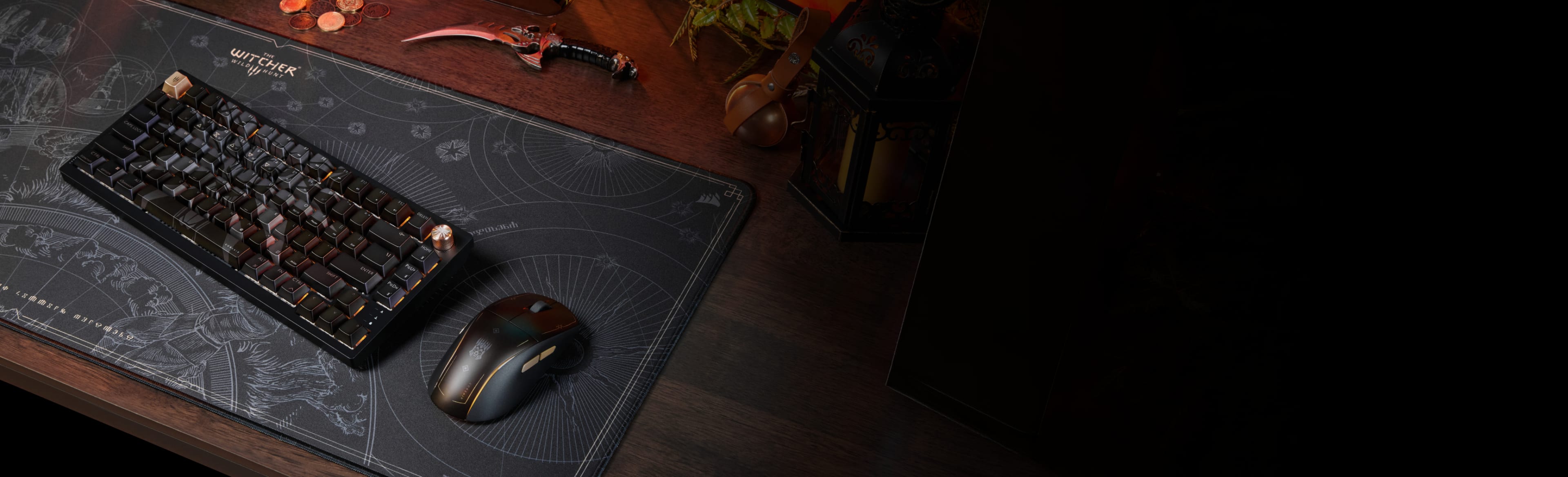 MM300 2XL Anti-Fray Cloth Gaming Mouse Pad - Witcher 3: Wild Hunt